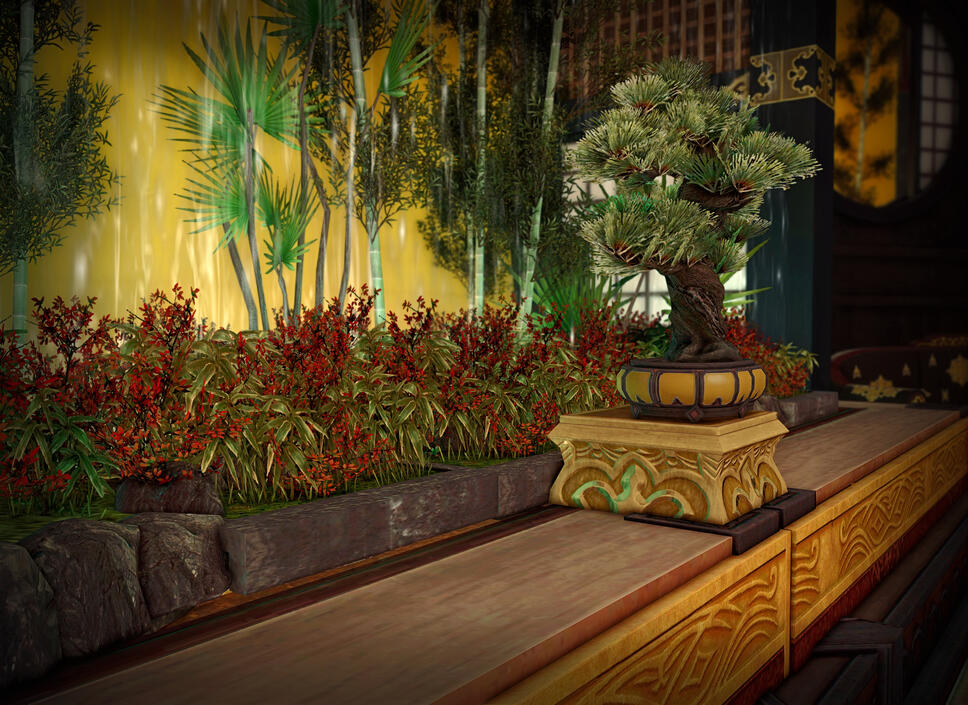 Water Feature & Golden Vista