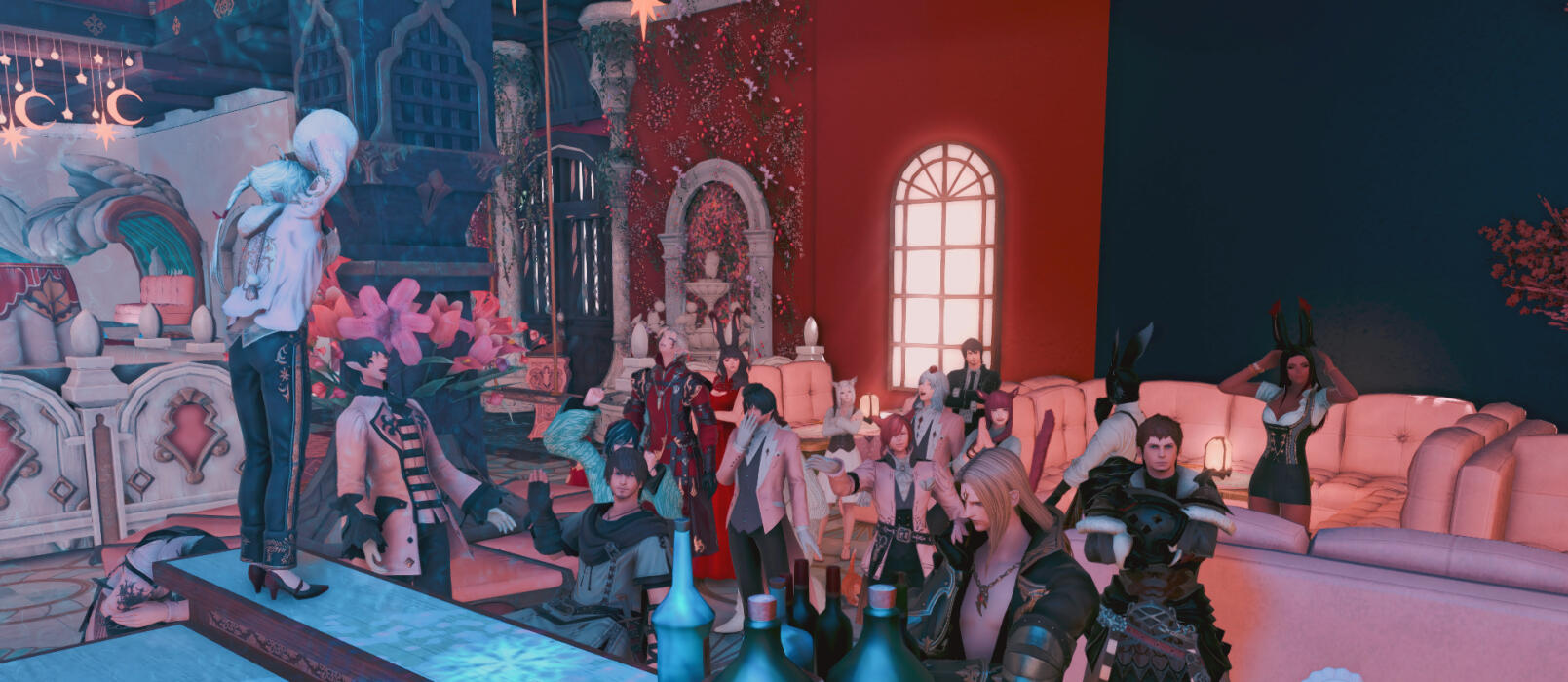Filled to the brim with customers and hosts!