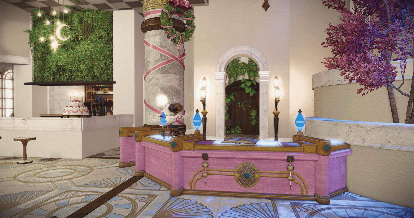 Reception Desk & Room Entrance