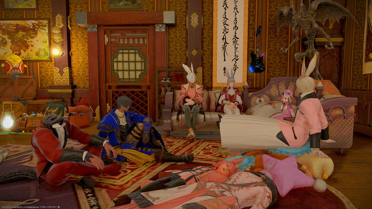 A place for friends to lounge